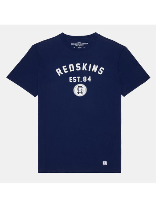 Redskins Men's Short Sleeve Blouse Deep Navy