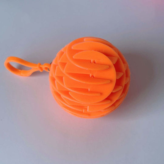 Antistress Schlüsselanhänger Kunststoff Orange