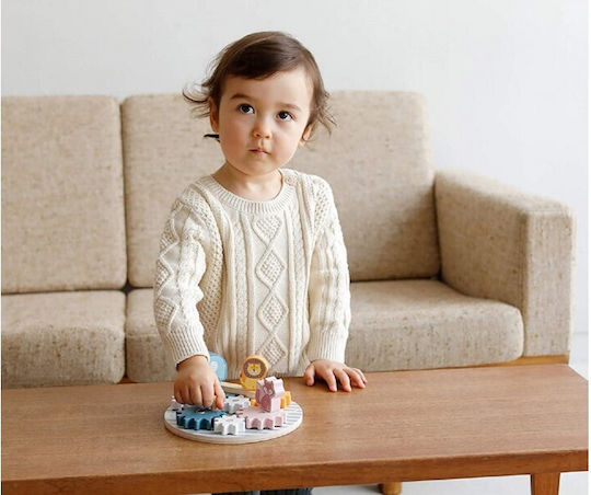 Viga Toys Βρεφικό Παιχνίδι Polar B Gears and Sprockets από Ξύλο για 18+ Μηνών