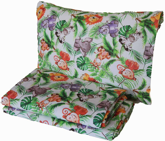 Decocraft Jungle Set Baby Bettlaken Baumwolle Decocraft Jungle Set Baby Bettlaken Baumwolle