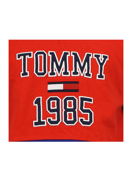 Tommy Hilfiger Ανδρικό Φούτερ Κόκκινο