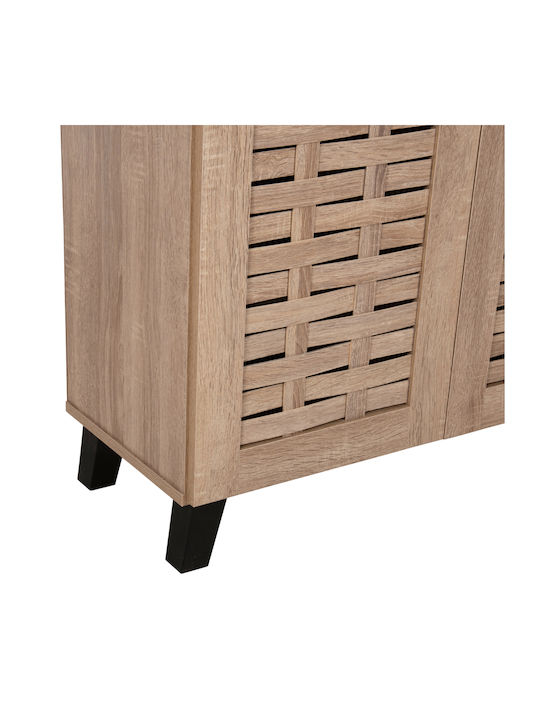 Holz Schuhschrank Prody Sonoma 115x34x89cm