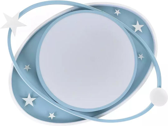 Kids Single Mount Ceiling Light E27 Blue 87W