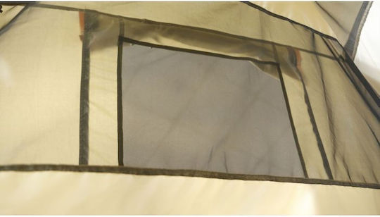 Inca Natura Αυτόματη Σκηνή Camping Igloo Καφέ με Διπλό Πανί 3 Εποχών για 4 Άτομα 210x210x150εκ.