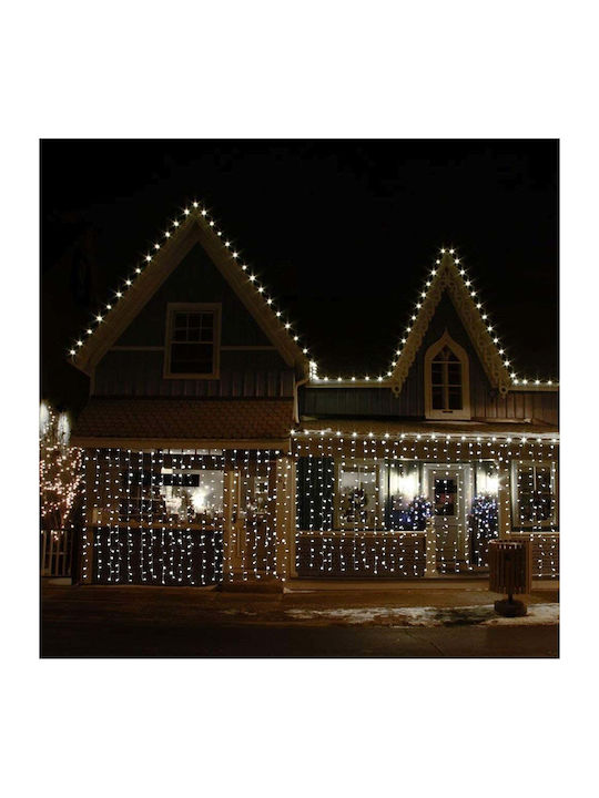 60 Lights LED 1m. x 100cm Cold White type Curtain 1pcs