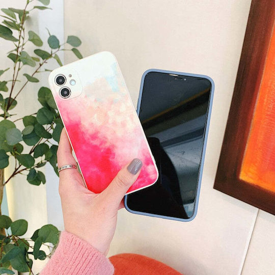 Back Cover Σιλικόνης / Πλαστικό Ροζ (iPhone 12 / 12 Pro)
