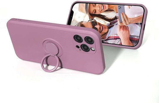Ring Back Cover Silicon Violet (iPhone XR)