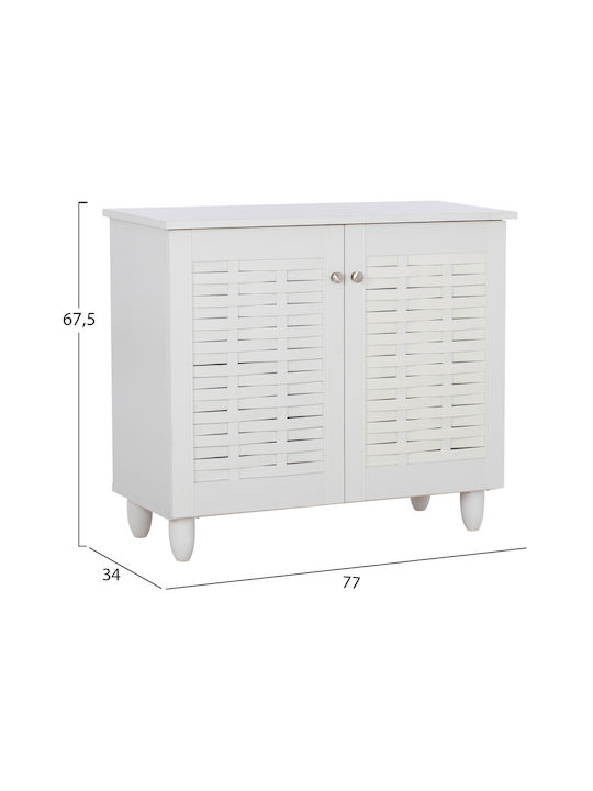 Ξύλινη Παπουτσοθήκη Real 76.8x33.6x67.5cm