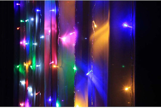 100 Lights LED 3m. x 100cm Multicolor USB type Curtain 1pcs
