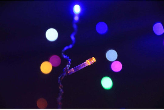 100 Lights LED 3m. x 100cm Multicolor USB type Curtain 1pcs