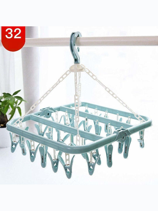Uscătoare De Rufe Pliabilă Pandantiv Din Plastic 32x32cm