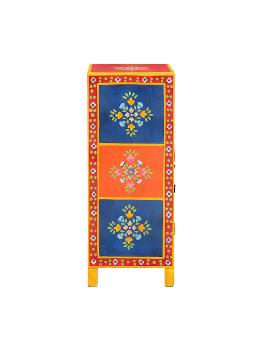 Bufet din Lemn Masiv cu Sertare Multicolor 53x30x74cm