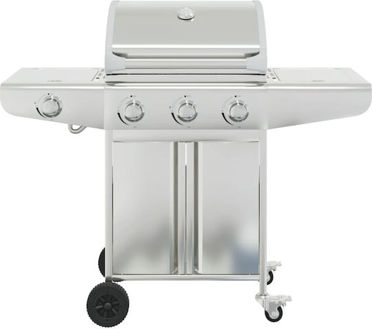 Gasgrill Rost 53cmx40cmcm mit 4 cm 12.8kW und Seitenbrenner