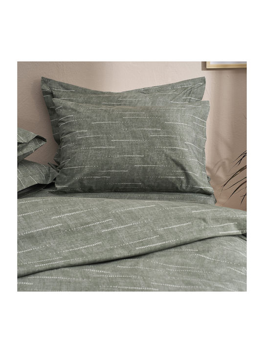 Charalambidis Textiles Κουβερλί Υπέρδιπλο Χακί 220x230cm