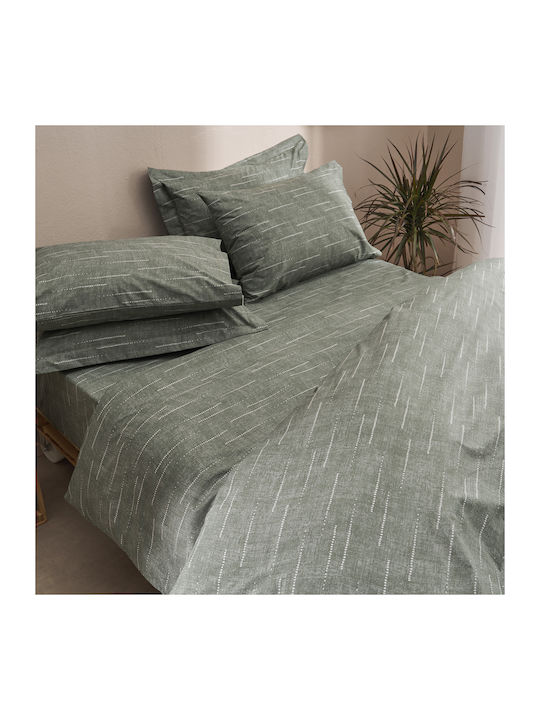 Charalambidis Textiles Κουβερλί Υπέρδιπλο Χακί 220x230cm