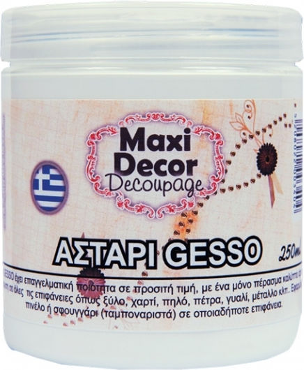 Maxi Decor Gesso Αστάρι για Ξύλο και Γυαλί 100ml