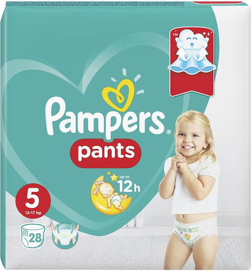 Pampers Diaper Pants 360° No. 5 for 12-17kg 28pcs
