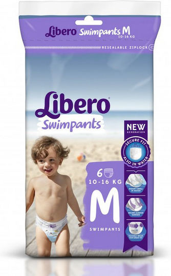 Libero Πάνες Μαγιό Swimpants για 10-16kg 6τμχ