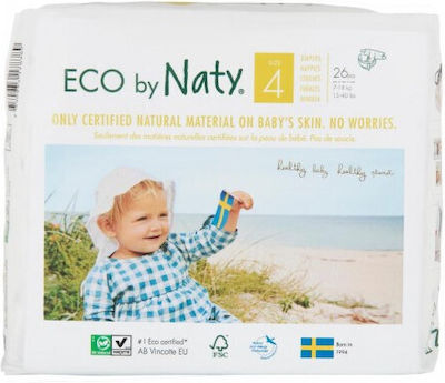 Naty Tape Diapers Eco Maxi No. 4 for 7-18 kgkg 26pcs