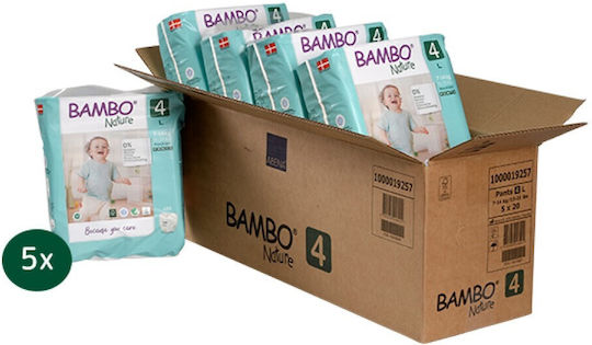 Bambo Nature Памперси гащи № 4 за 7-14kg 40бр