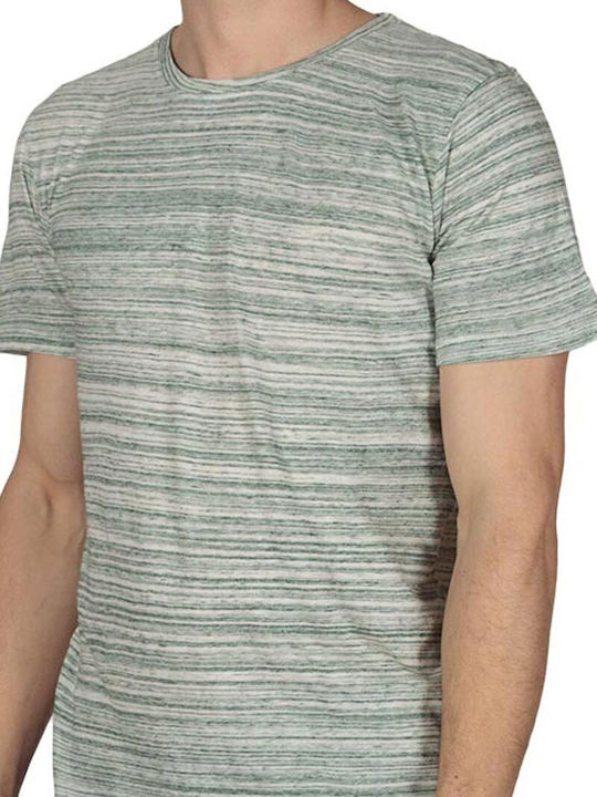 T-shirt εκρού-πράσινο