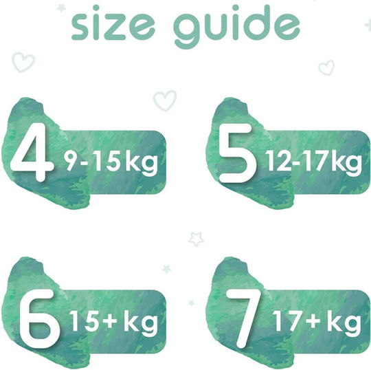 PureBorn Diaper Pants Leaves No. 7 for 17+kg 16pcs