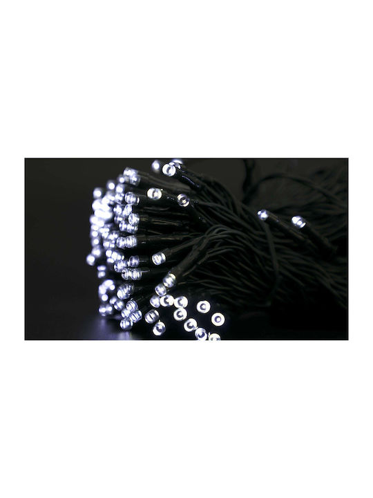 200 Светлини LED 20m. Бели Слънчеви тип Лента 1бр
