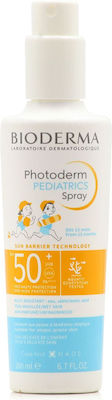 Bioderma Photoderm Pediatrics Wasserdicht Kinder Sonnencreme Spray SPF50 200ml