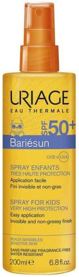Uriage Bariesun SPF50 Αδιάβροχο Βρεφικό Αντηλιακό Spray για Πρόσωπο & Σώμα 200ml
