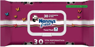 Nannys Baby's Wish Baby Wipes 30pcs