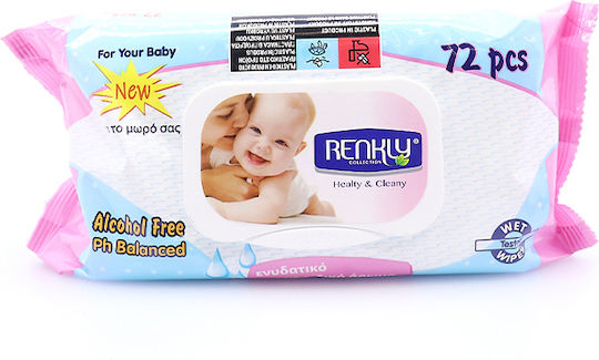 Renkly Babytücher ohne Alkohol 72Stk