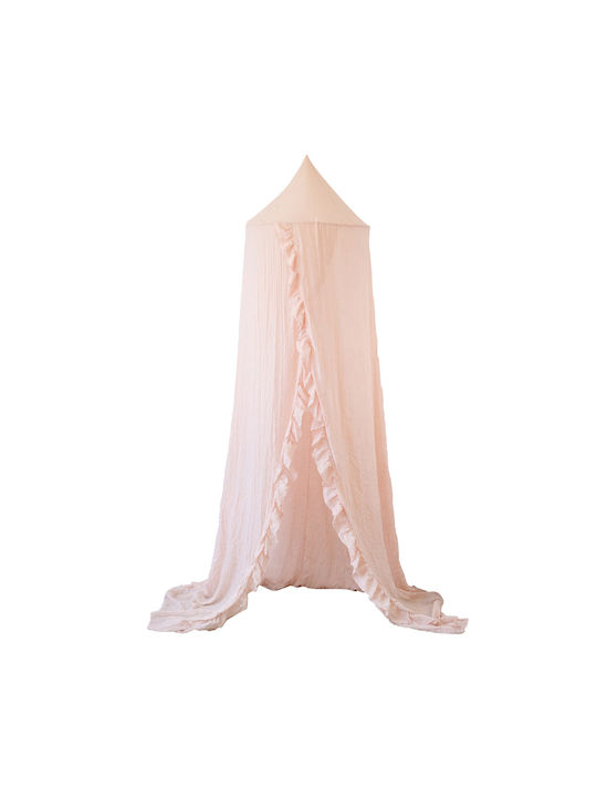 Trois Kilos Sept Tulle Baby Crib Mosquito Net Pink