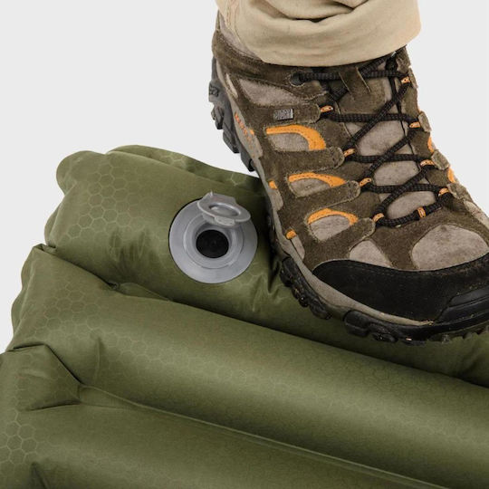 Snugpak Самонадуване Единично Подложка за къмпинг 75x С дебелина 8см в Зелен цвят