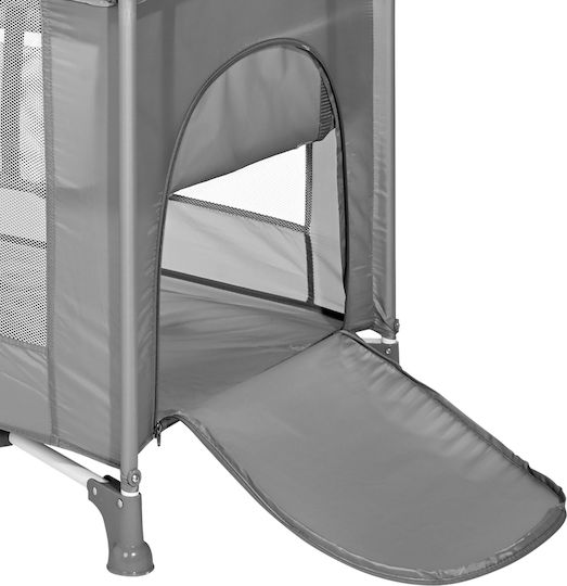 Lorelli Torino Plus Playpen 2 Levels with Changing Table & Mattress Gray 127x68cm