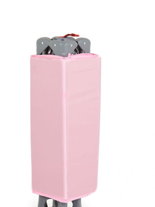 Moni Solo Playpen with Mattress Pink 125x65cm