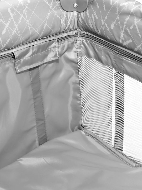 Lorelli Torino Plus Playpen 2 Levels with Changing Table & Mattress Gray 127x68cm