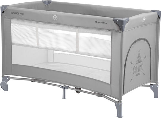 Kikka Boo So Gifted Plus Laufstall 2 Ebenen mit Wickeltisch & Matratze Gray 124x64cm