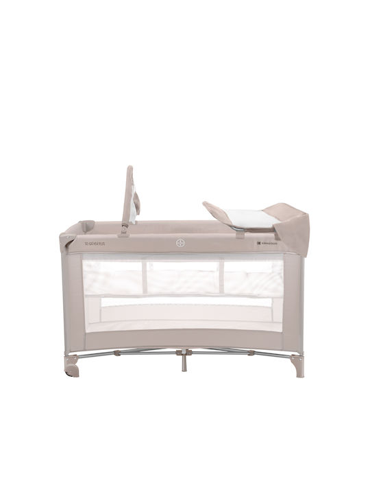 Kikka Boo So Gifted Plus Playpen 2 Levels with Changing Table & Mattress Beige 65x125cm