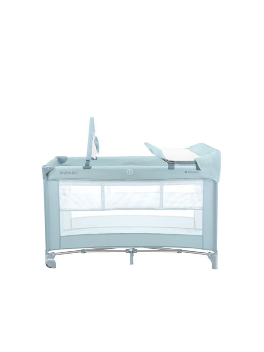 Kikka Boo So Gifted Plus Playpen 2 Levels with Changing Table & Mattress Green 124x64cm