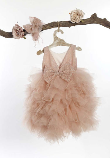 Lollipop Celebrations Solomon Tulle Baptism Outfit with Hair Accessories , Dress & Cardigan 3pcs