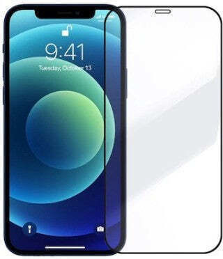 0.3mm Vollkleber Vollflächig gehärtetes Glas Schwarz (Galaxy S23)