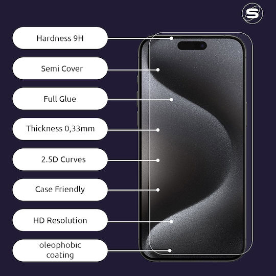 Sonique Hardy Glass Premium Series HD 9H Tempered Glass (Huawei P40 Lite E)