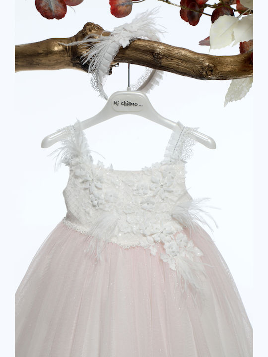 Mi Chiamo Pink Baptism Dress