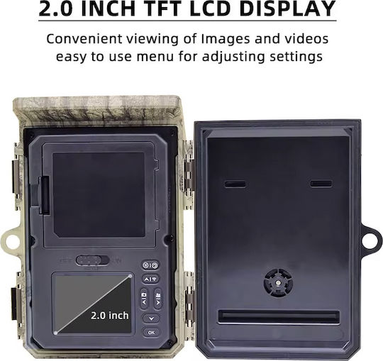Suntek HC-600PRo Hunting Camera Night Vision with Motion Detection 30MP 2K