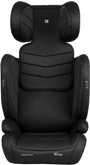 Kikka Boo I-Stand Καθισματάκι Αυτοκινήτου High-back Booster i-Size με Isofix Black