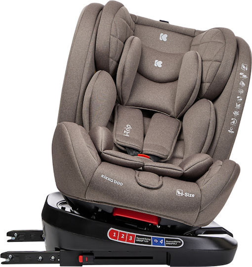 Kikka Boo i-Trip Детско Столче за Кола i-Размер с Isofix Бежов 0-36 кг
