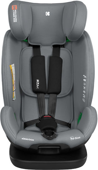 Kikka Boo i-View Καθισματάκι Αυτοκινήτου i-Size με Isofix Dark Grey 0-36 kg