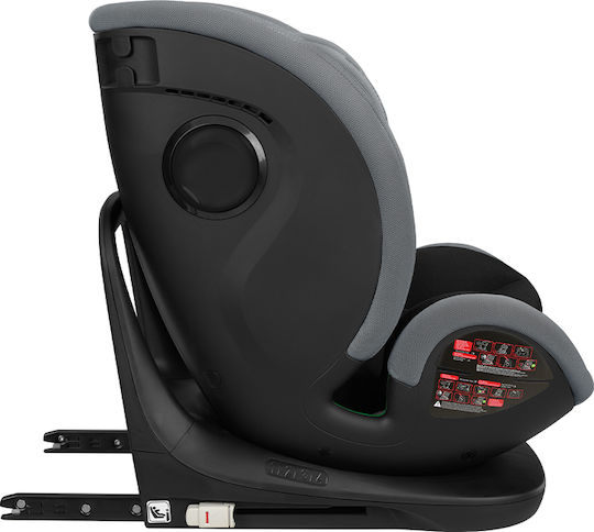 Kikka Boo i-View Καθισματάκι Αυτοκινήτου i-Size με Isofix Dark Grey 0-36 kg