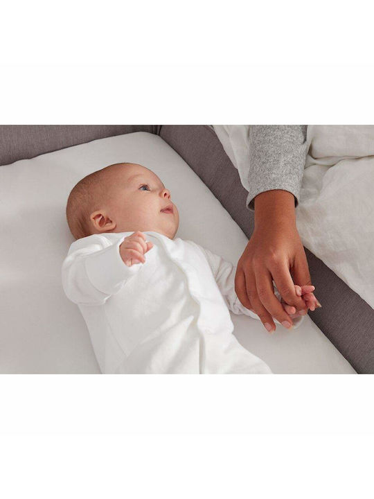 Shnuggle Cradle Lite with Mattress and Side Opening Beige