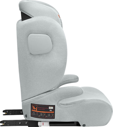 Kikka Boo i-Track Baby Car Seat i-Size with Isofix Light Grey 15-36 kg